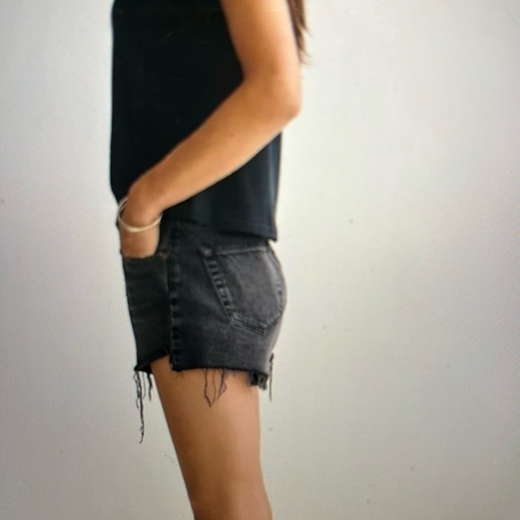 AGOLDE Parker Denim Short In Crash - Picture 2 of 8